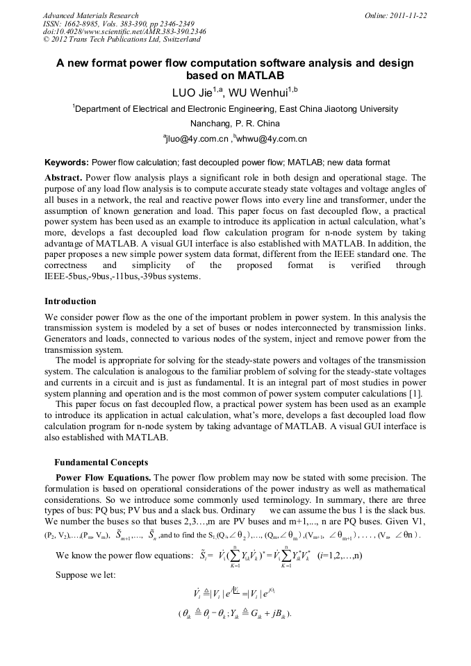 Ieee Format Paper