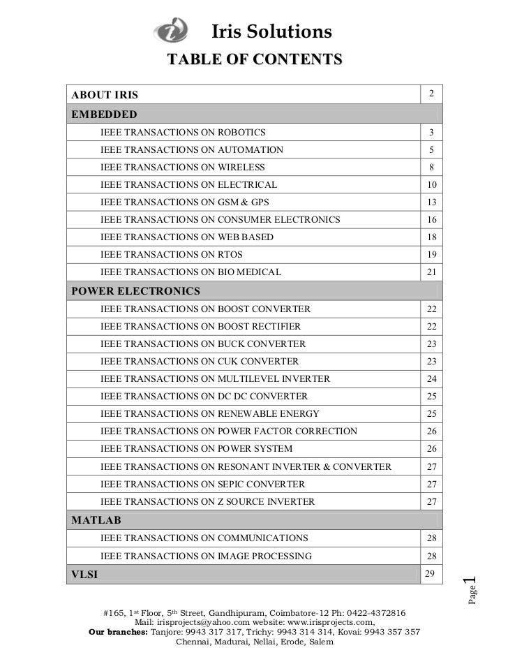 Ieee Projects For Eee Free Download