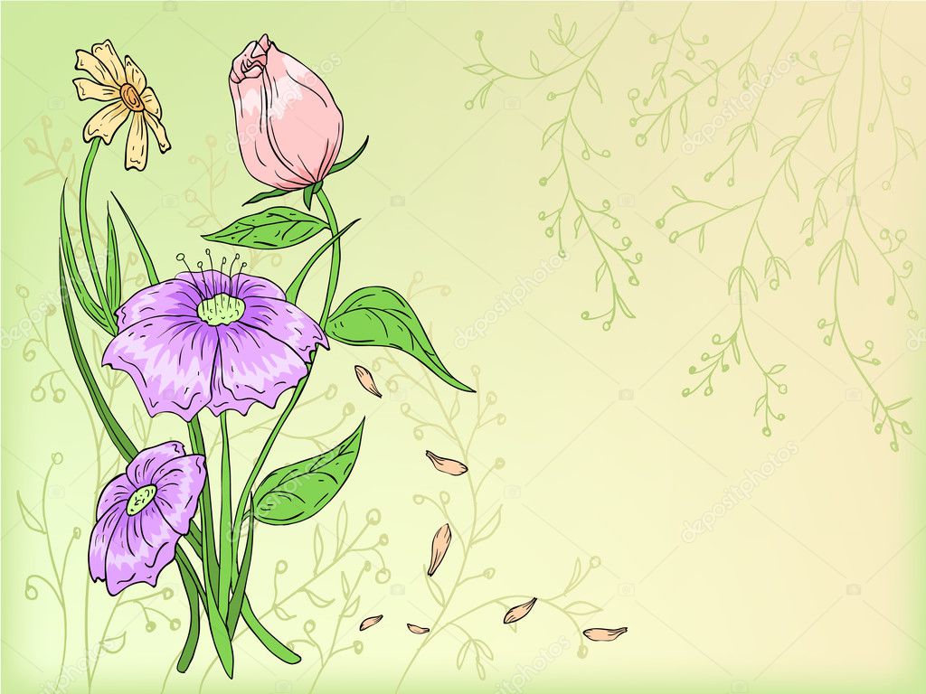 Images Of Flowers To Draw