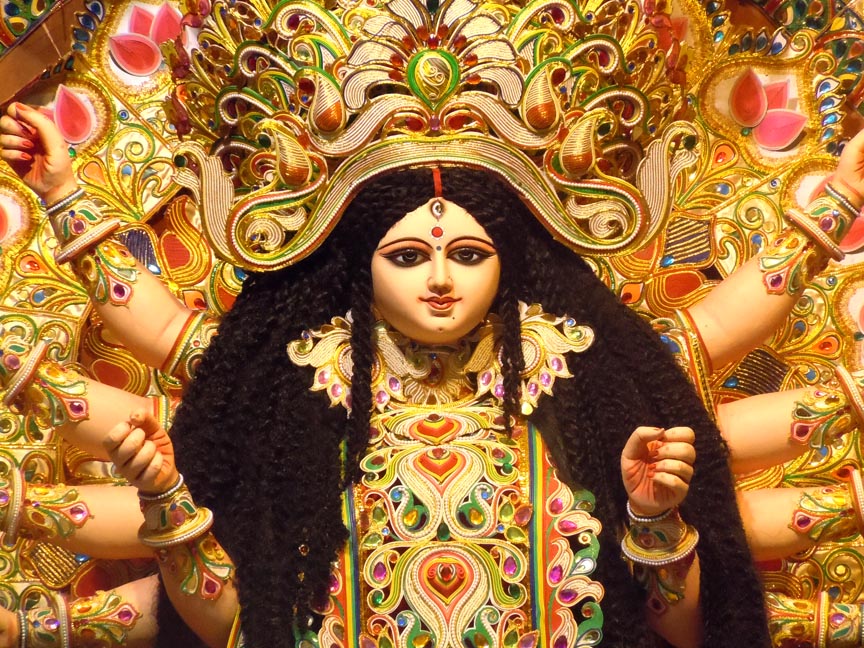 Images Of Goddess Durga In Kolkata