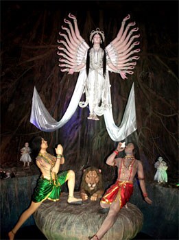 Images Of Goddess Durga In Kolkata