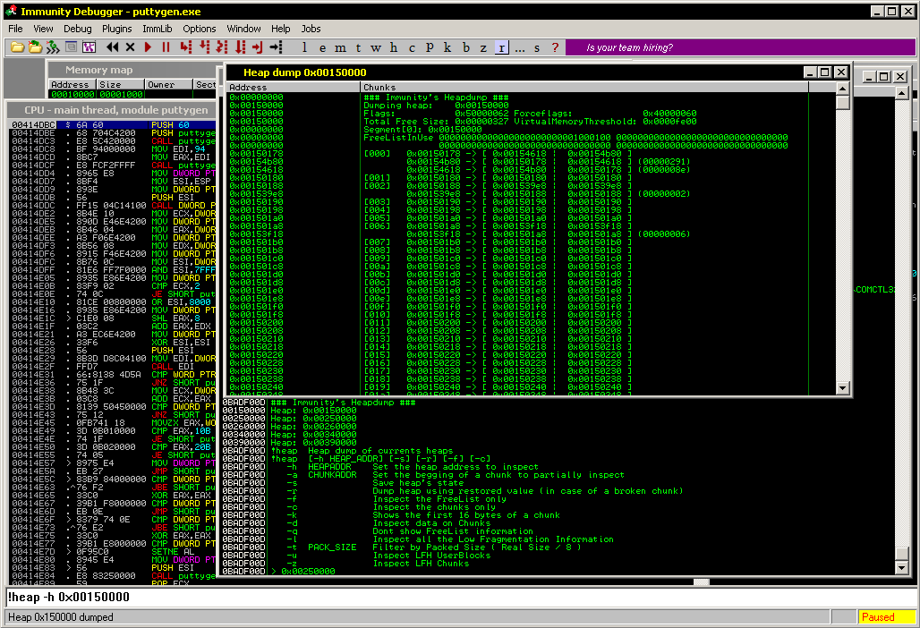 Immunity Debugger Pycommands