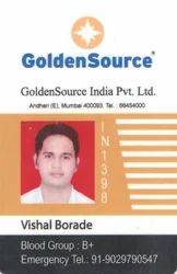 Indian Company Id Card Sample