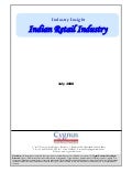 Indian Retail Industry Report