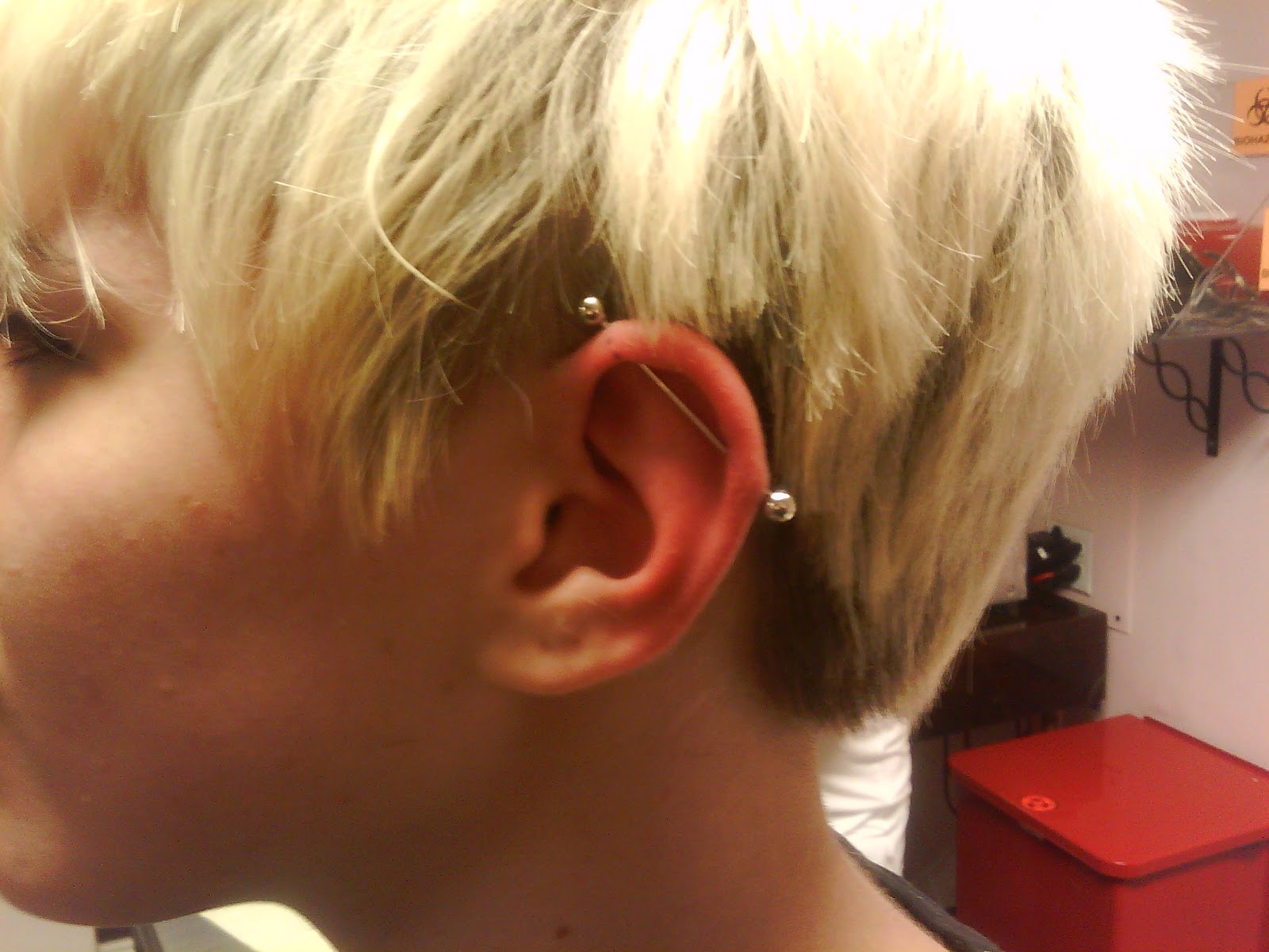 Industrial Piercing Infection