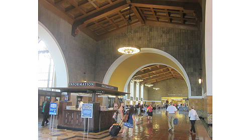 Inside Amtrak Train Cabin