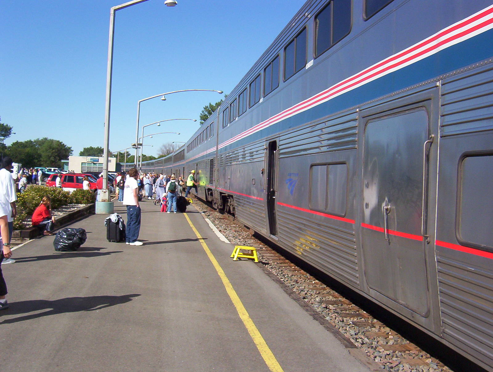 Inside Amtrak Train Cabin