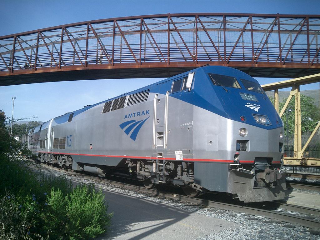 Inside Amtrak Train Cabin