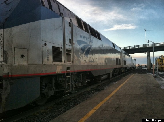 Inside Amtrak Train Cabin