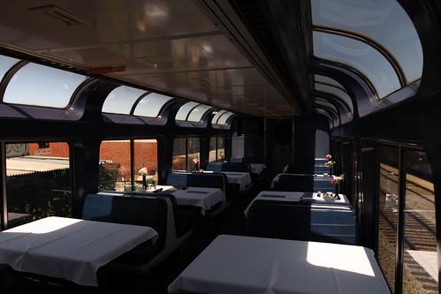 Inside Amtrak Train Car