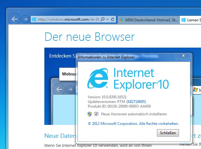 Internet Explorer 10 Download