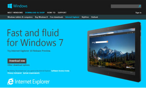 Internet Explorer 10 For Windows 7 Problems
