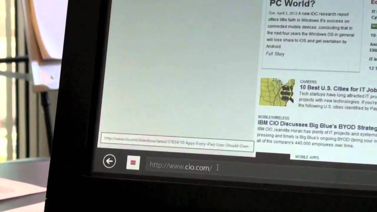 Internet Explorer 10 Review Youtube