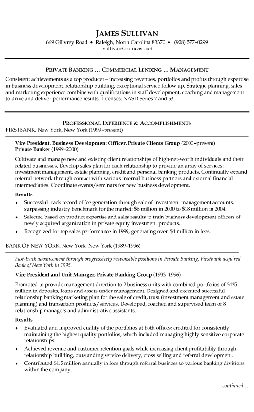 Investment Banking Resume Review