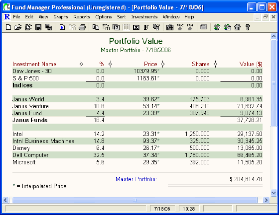 Investment Portfolio Management Software Free