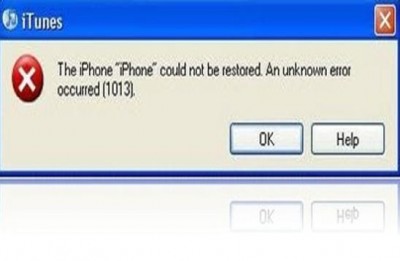 Iphone 1013 Error