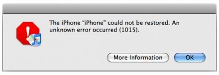 Iphone 1015 Error