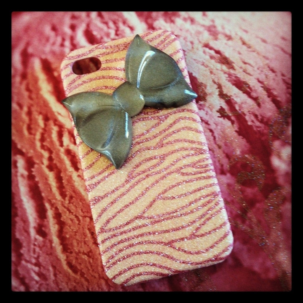 Iphone 4s Pink Glitter Case