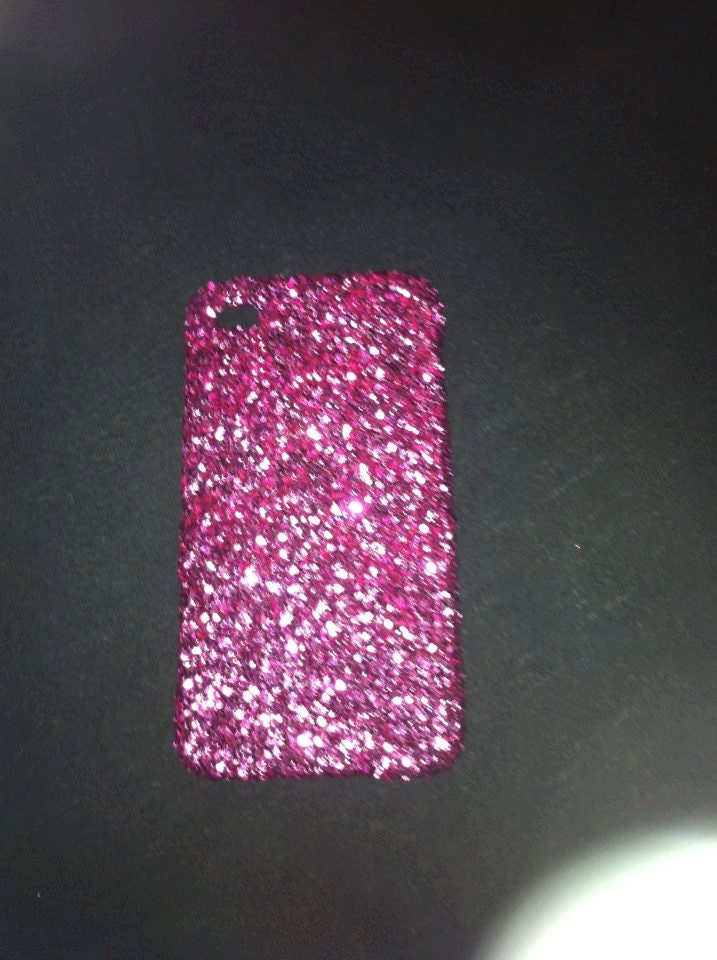 Iphone 4s Pink Glitter Case