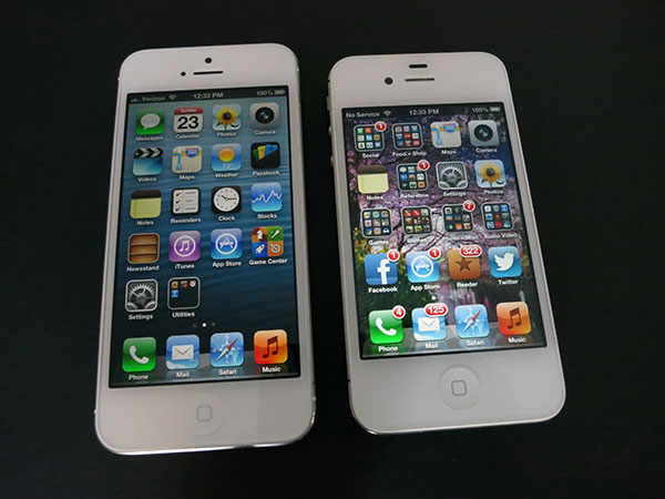 Iphone 4s Vs Iphone 5 Screen Size