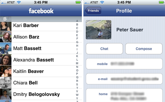 Iphone Contacts App