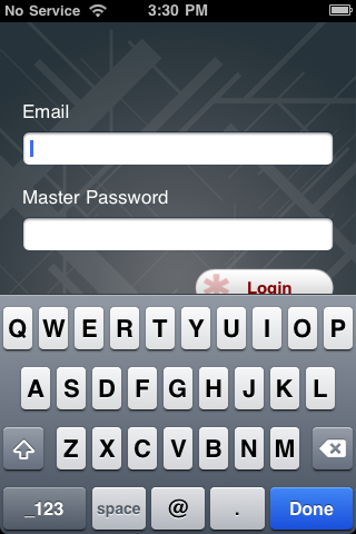 Iphone Login Screen Design