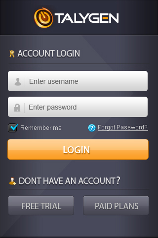 Iphone Login Screen Design