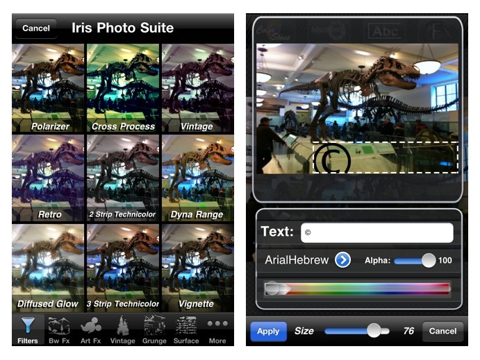 Iris Photography App