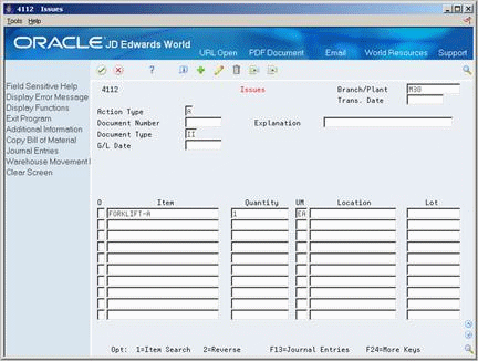 Issues Management Examples