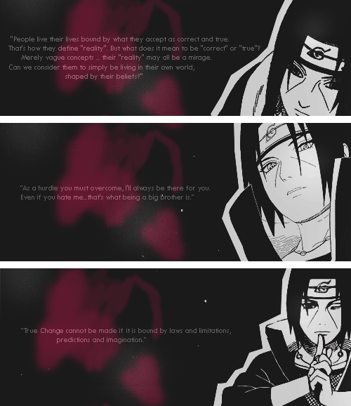 Itachi Uchiha Quotes Tumblr