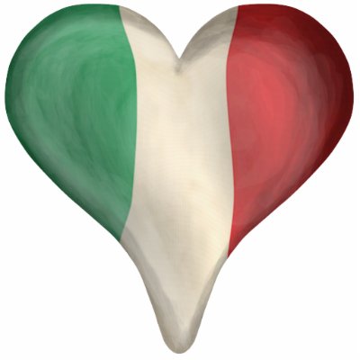 Italian Flag Heart