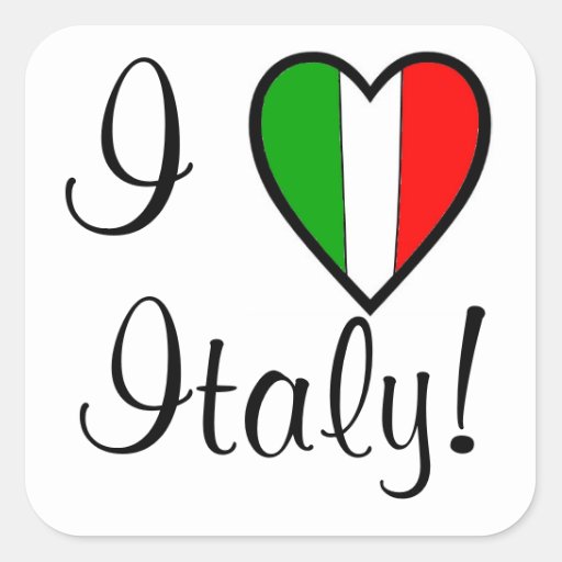 Italian Flag Heart