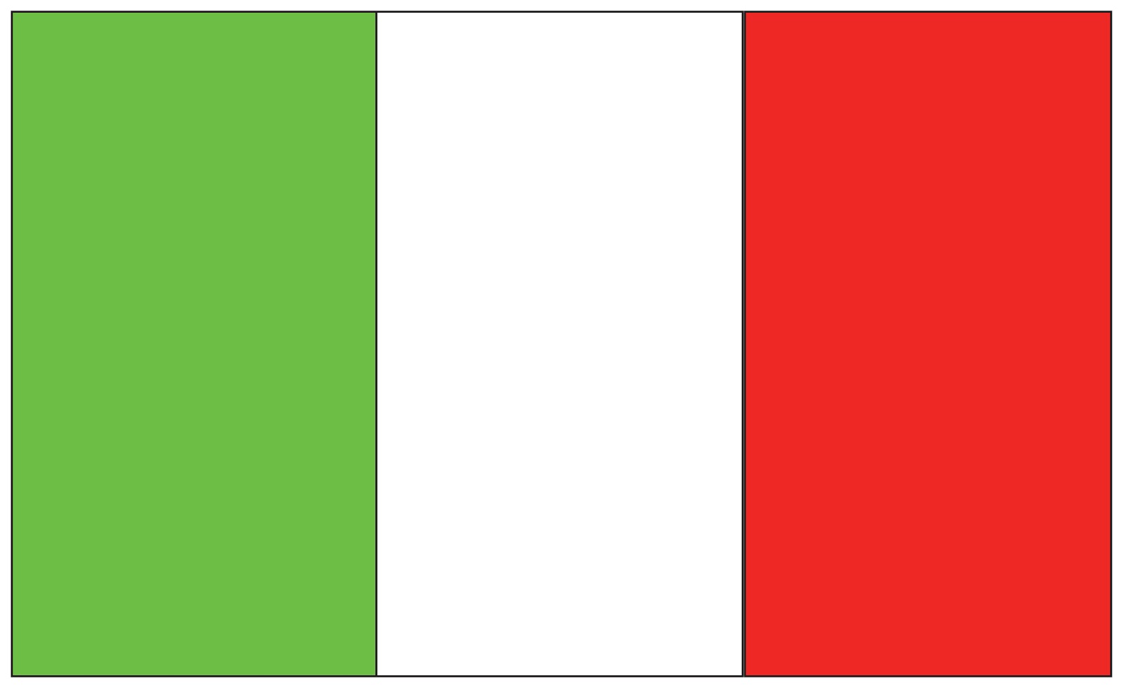 Italian Flag Heart