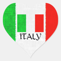 Italian Flag Heart