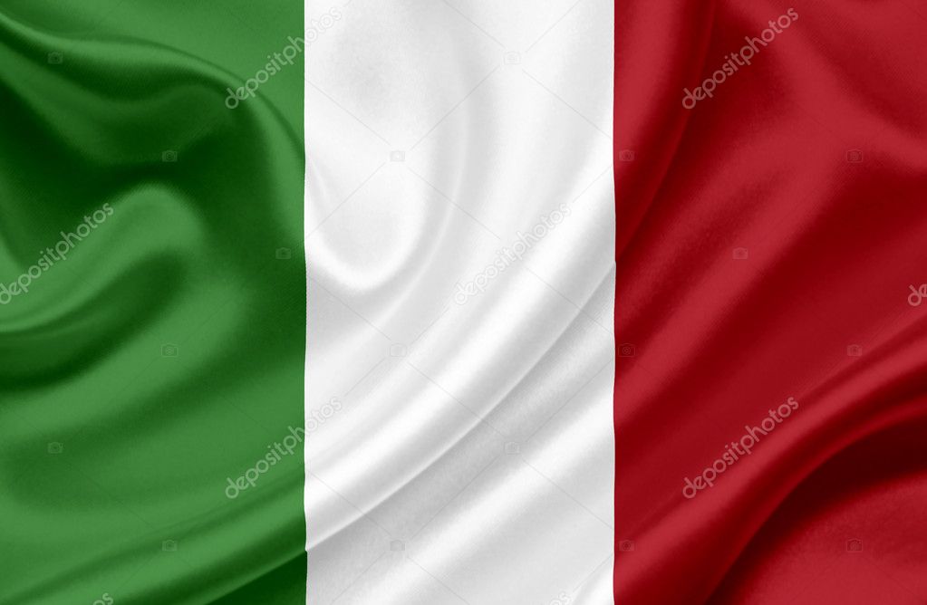 Italian Flag Waving