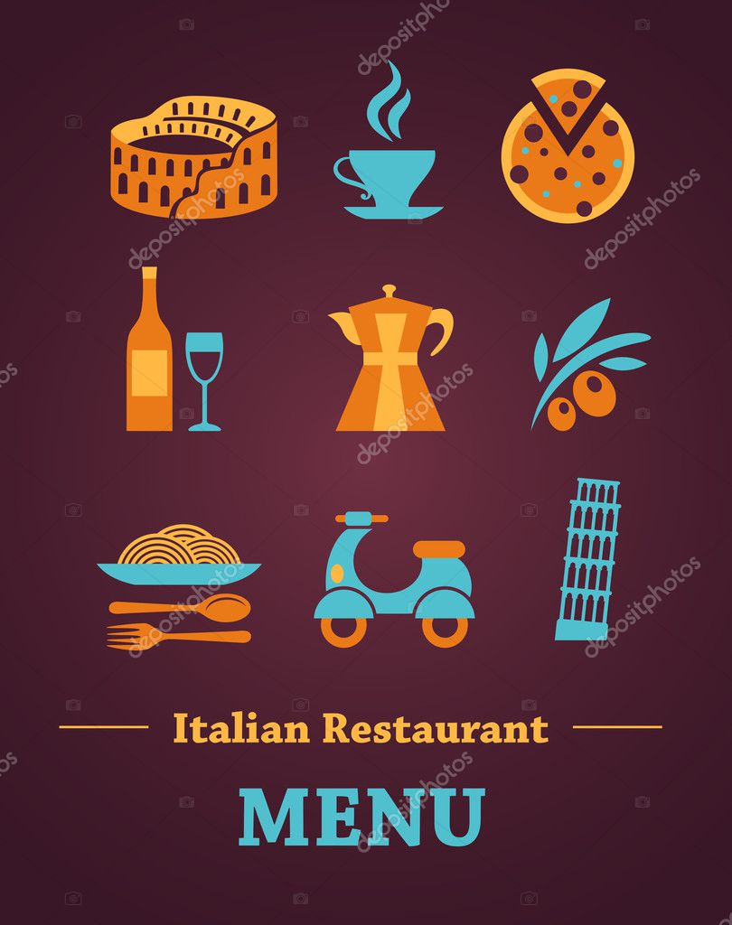 Italian Restaurants Menu Designs