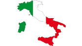 Italy Flag Map