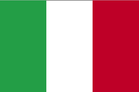 Italy Flag Map