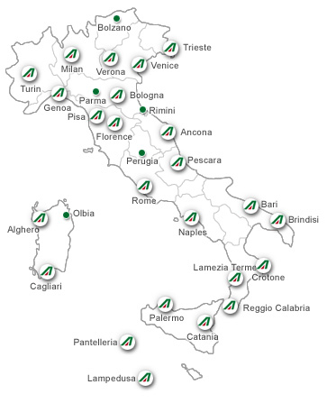 Italy Map Airports