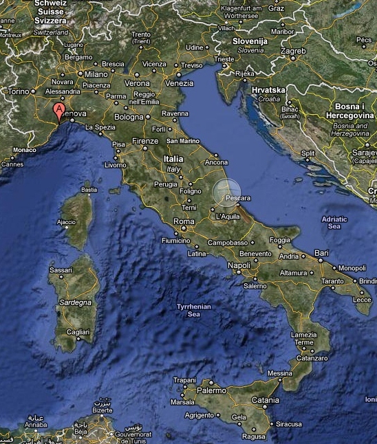 Italy Map Google