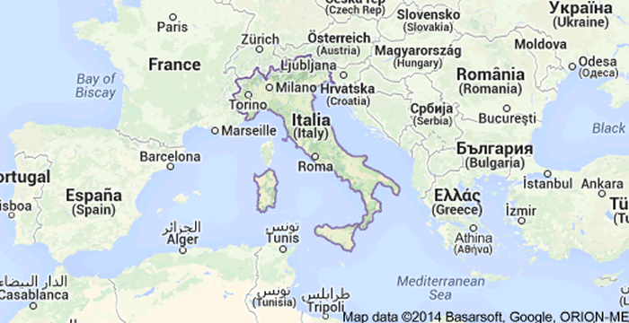 Italy Map Google