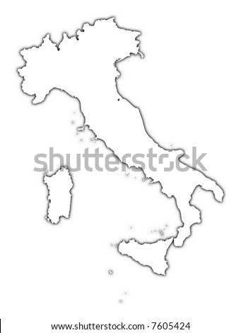 Italy Map Outline