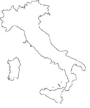 Italy Map Outline