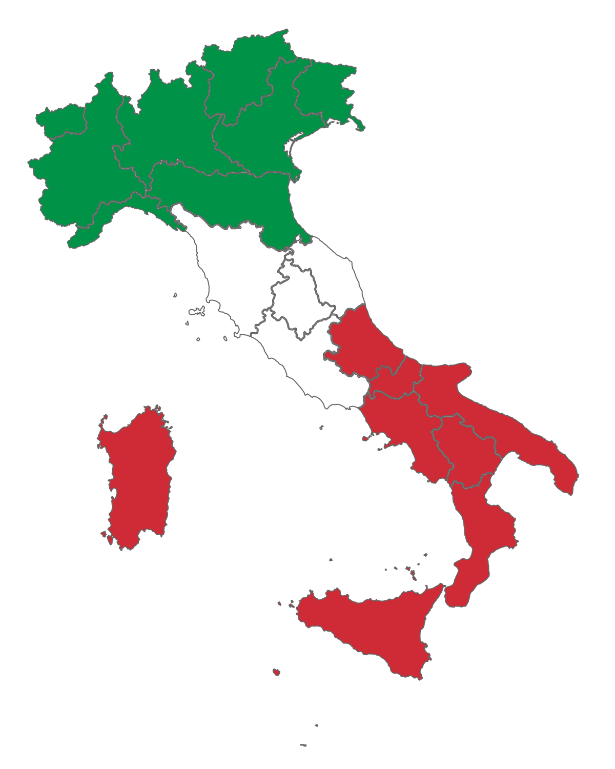 Italy Map Regions