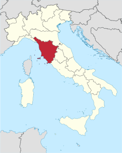 Italy Map Tuscany