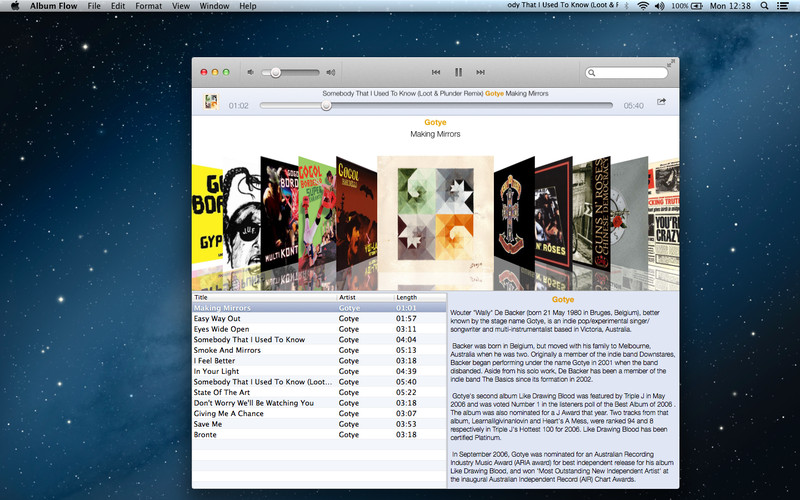 Itunes 11 Coverflow View