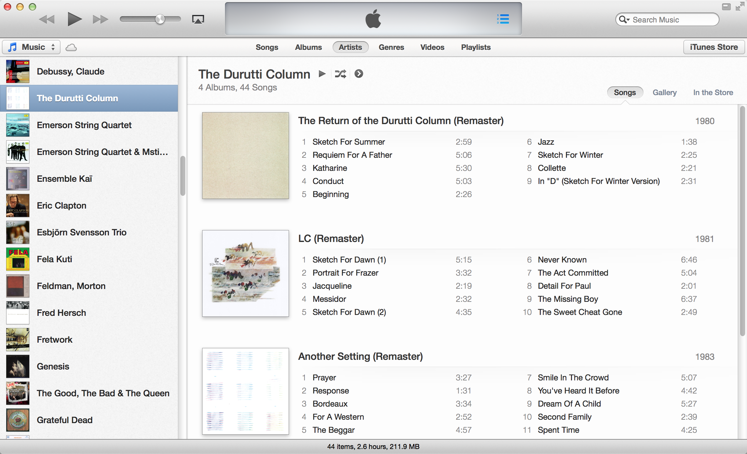 Itunes 11 Coverflow View