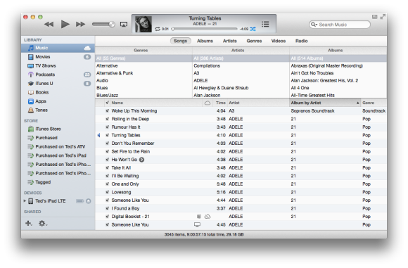 Itunes 11 Coverflow View