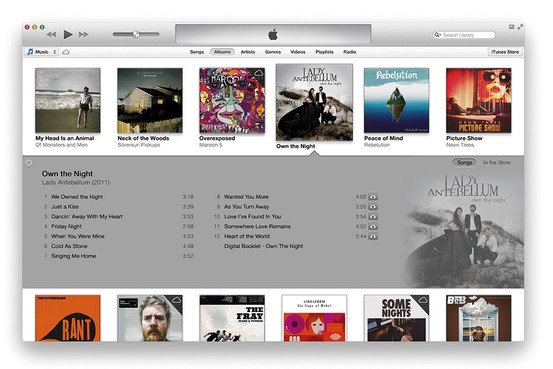 Itunes 11 Coverflow View