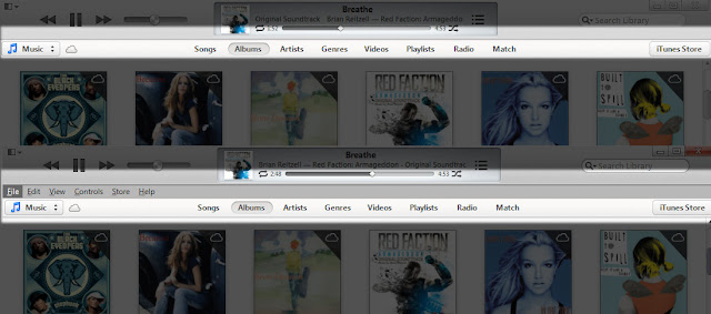 Itunes 11 Windows Menu Bar